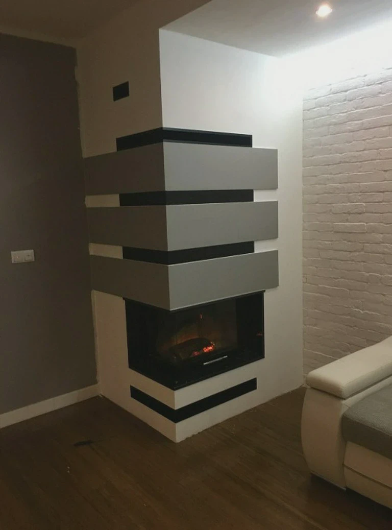 Kominek w&nbsp;salonie